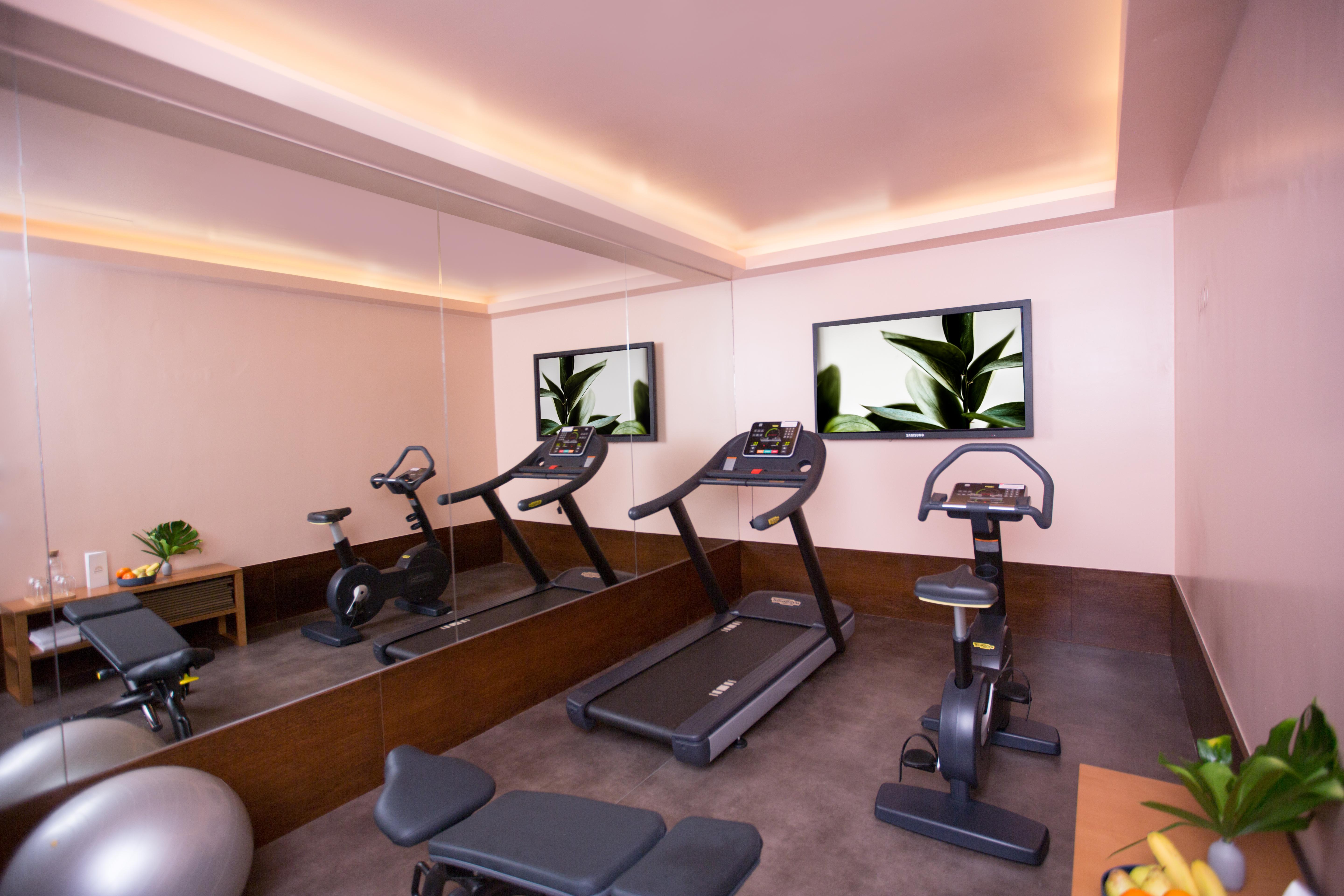 더 빈티지 호텔 앤 스파 리스본 외부 사진 The gym at the hotel