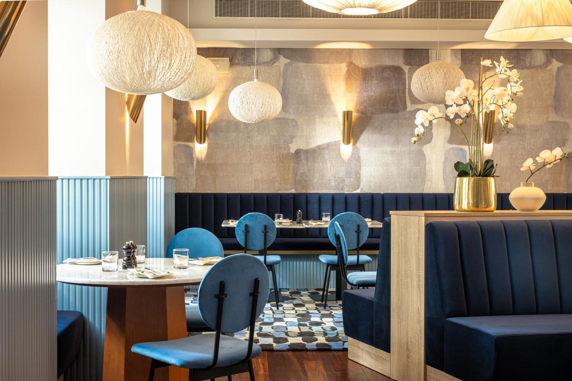 더 빈티지 호텔 앤 스파 리스본 외부 사진 Interior of the restaurant
