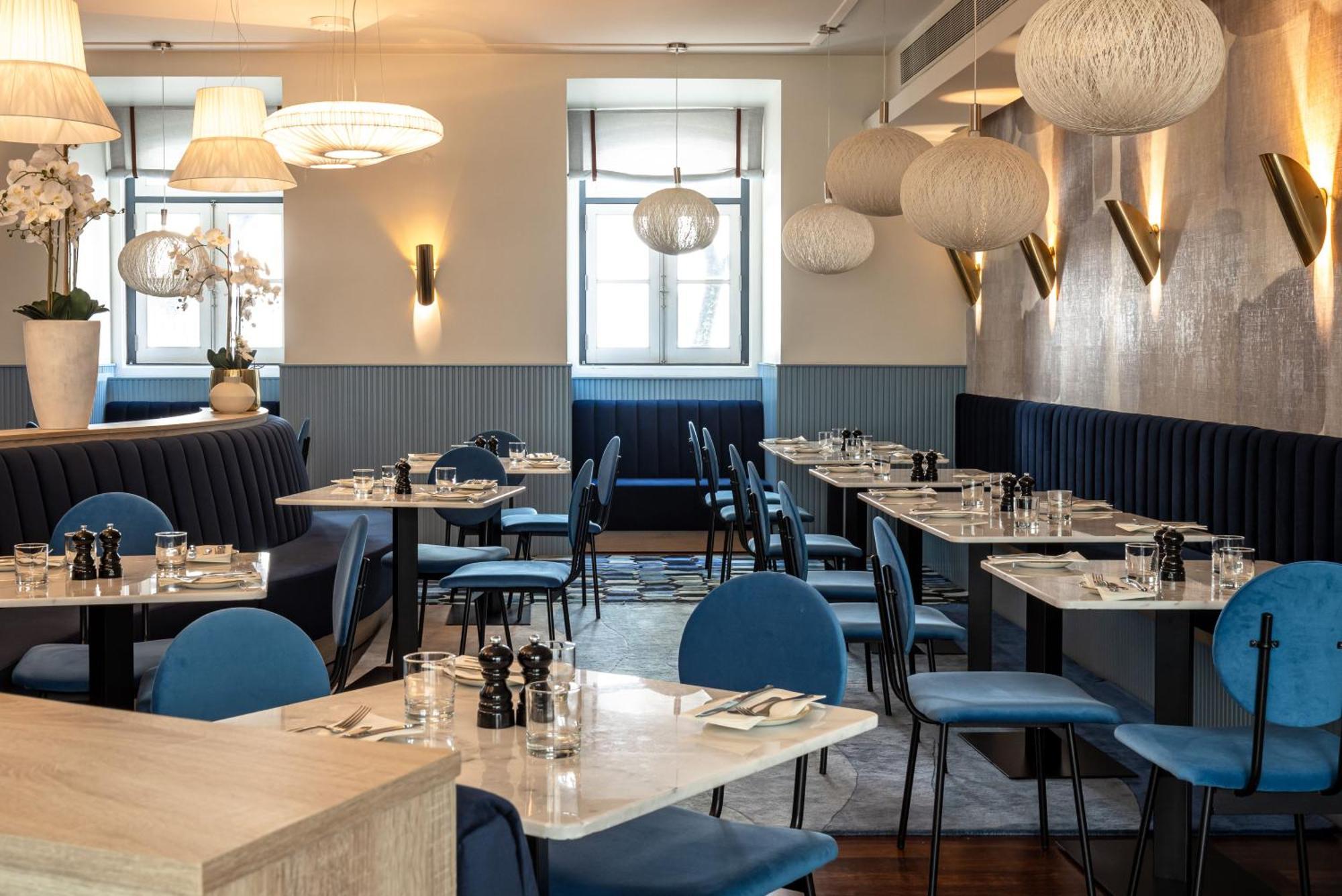 더 빈티지 호텔 앤 스파 리스본 외부 사진 Interior of the restaurant